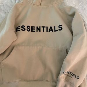 Essentials Tan Hoodie (Read Description)